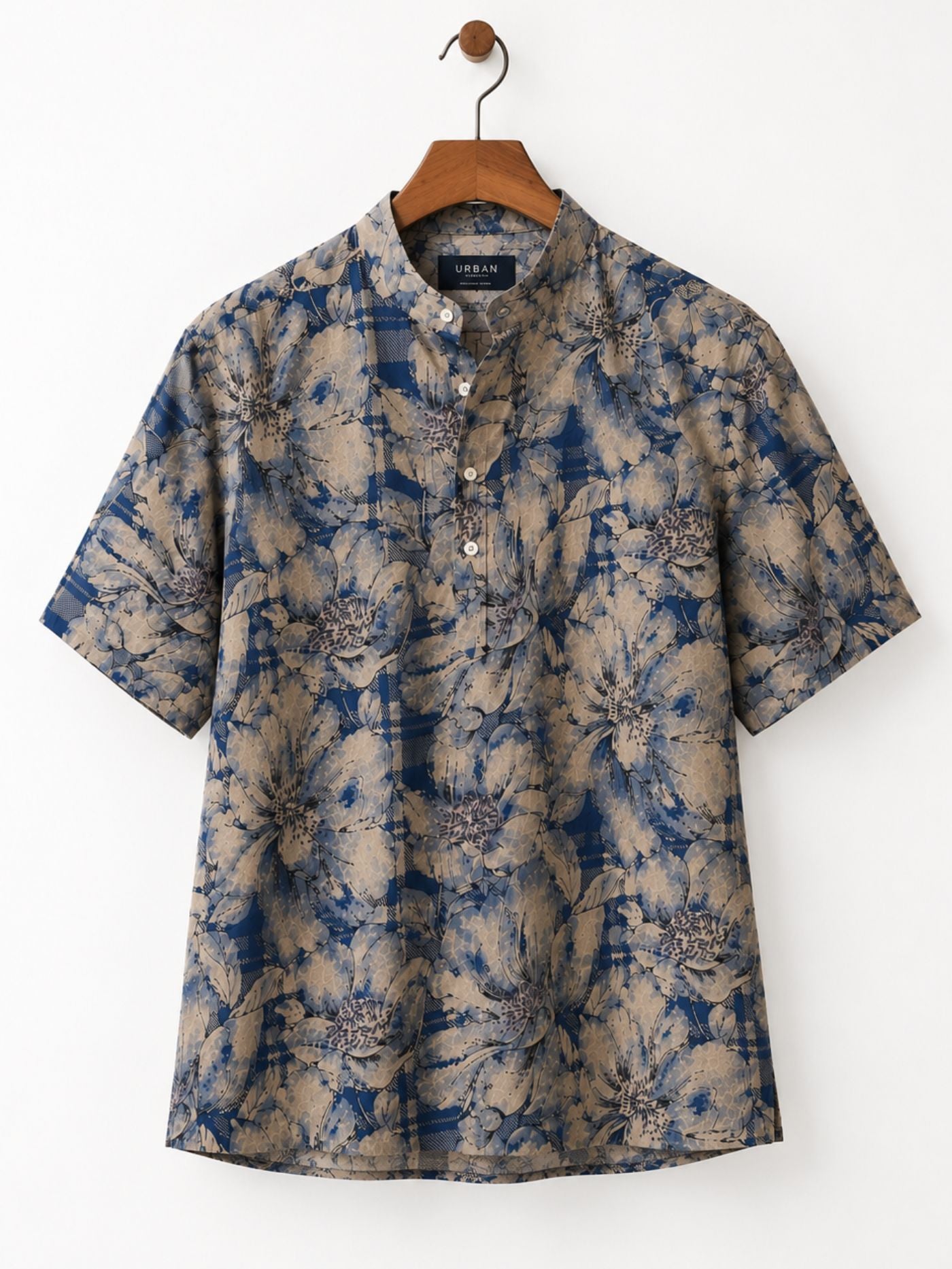 Azure Bloom Resort Shirt