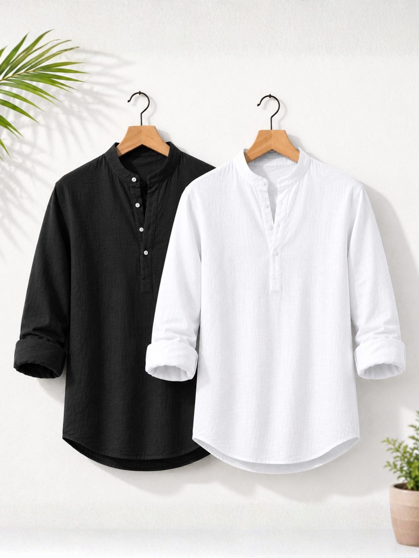 The Signature Cotton Combo – White & Black