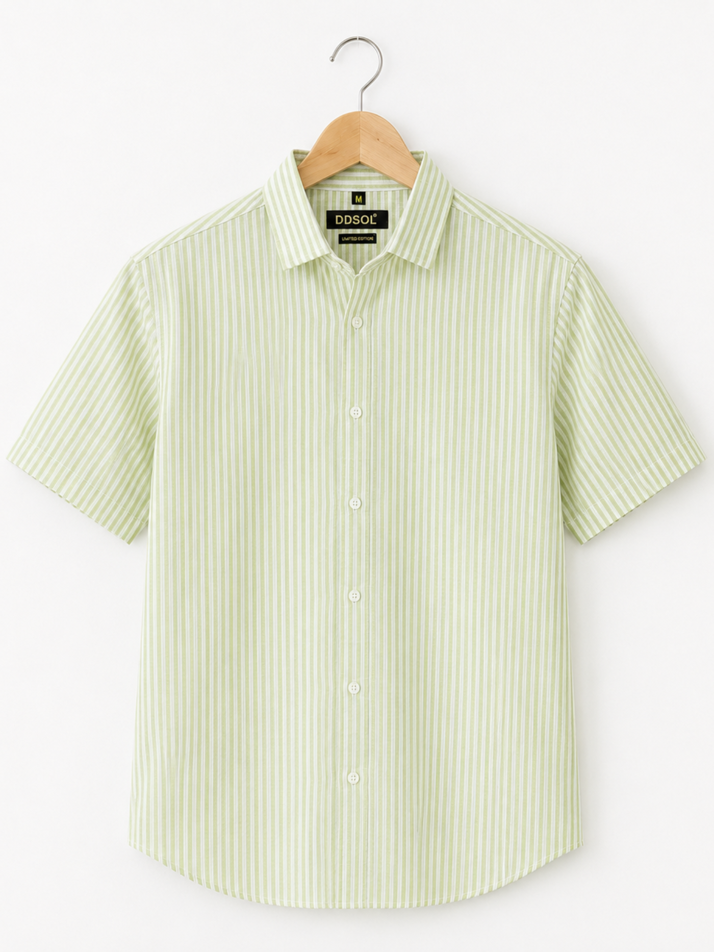Pistachio Pinstripe Casual Shirt
