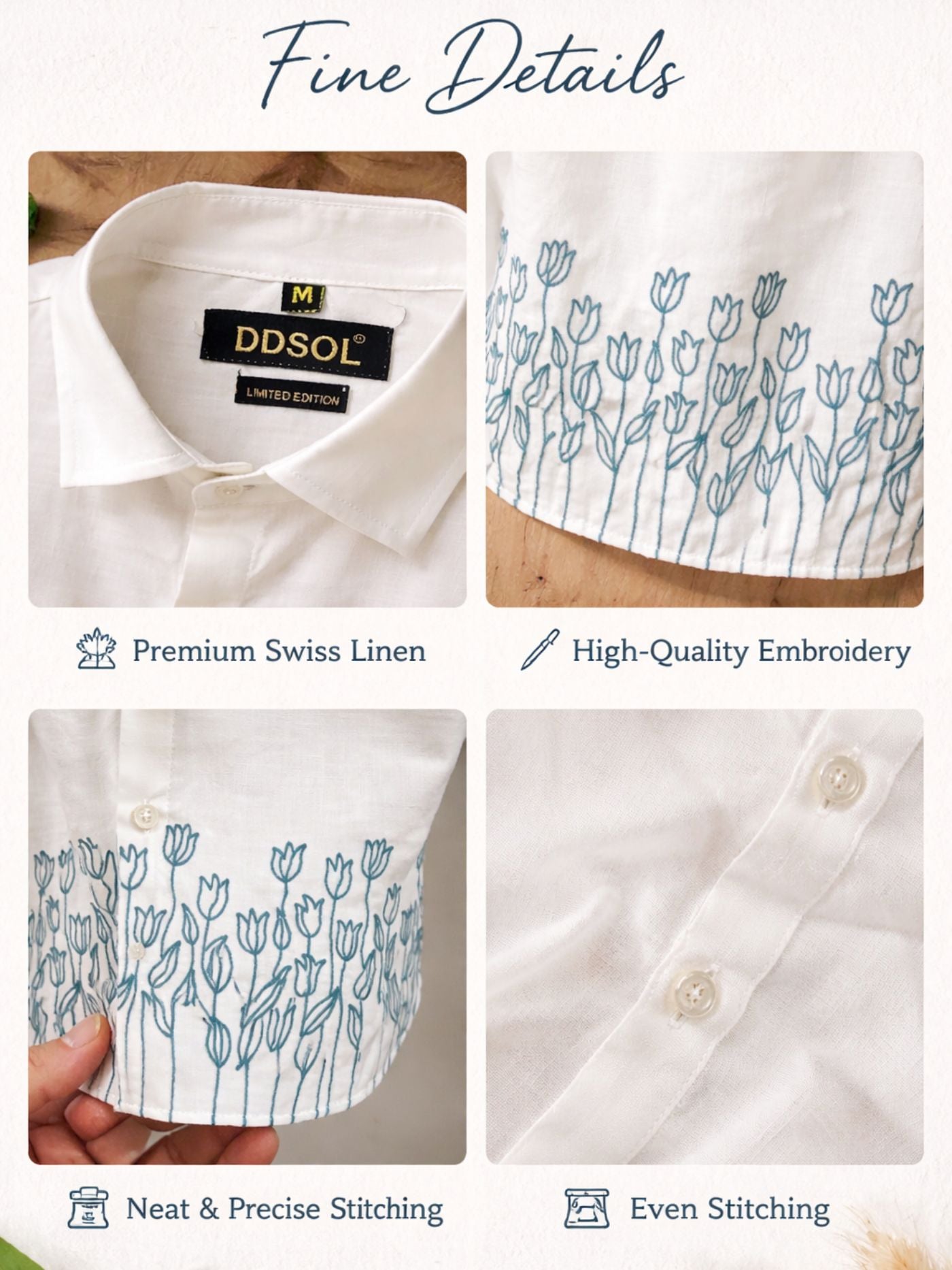 Alpine Embroidered Casual Shirt