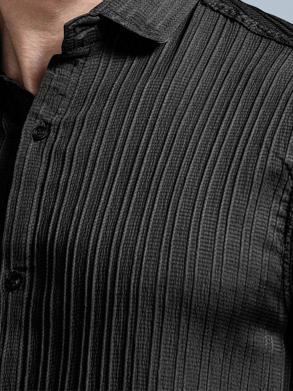 Close-up of black cord