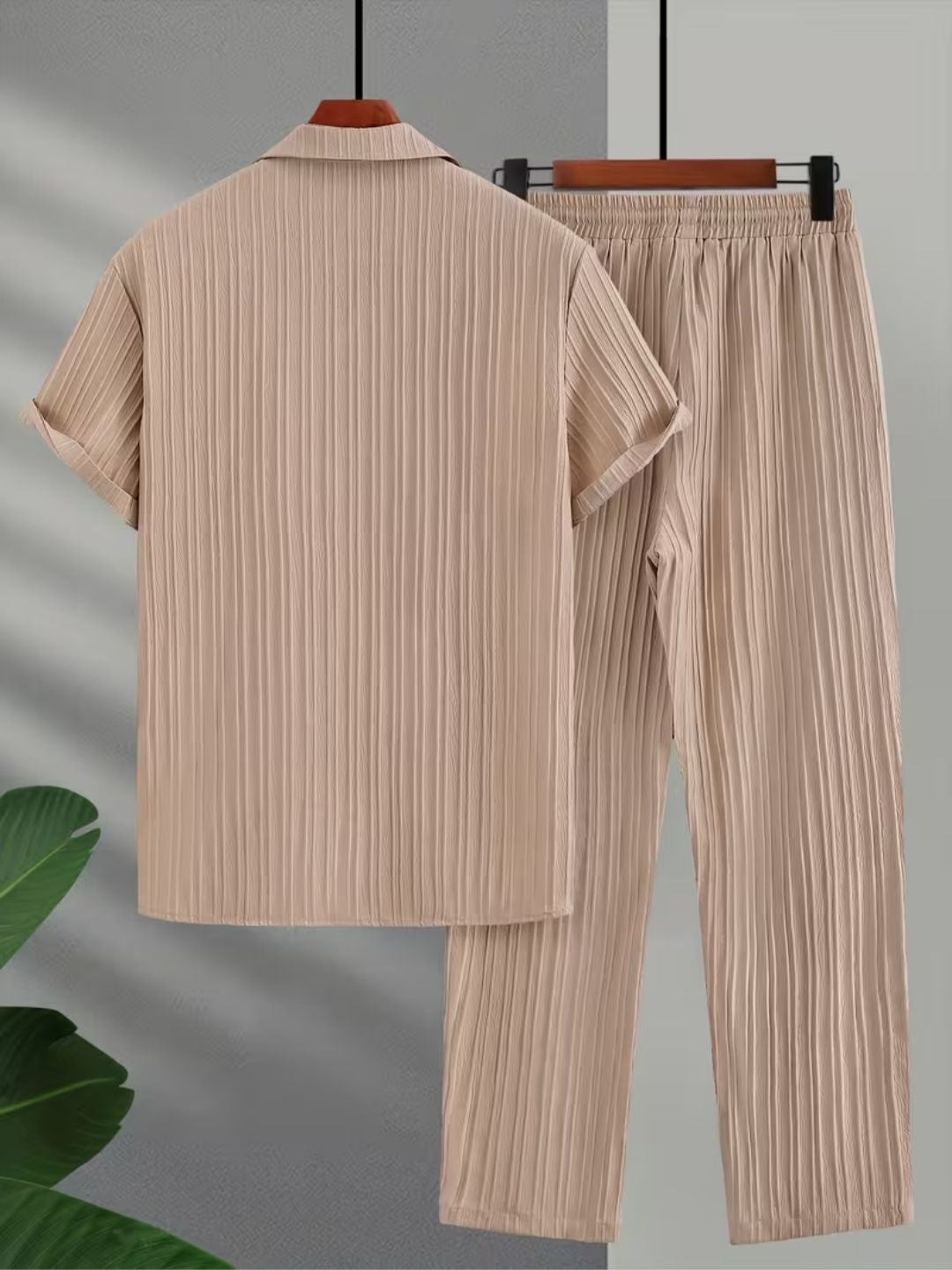 Coastal Beige Casual Co-Ord Set