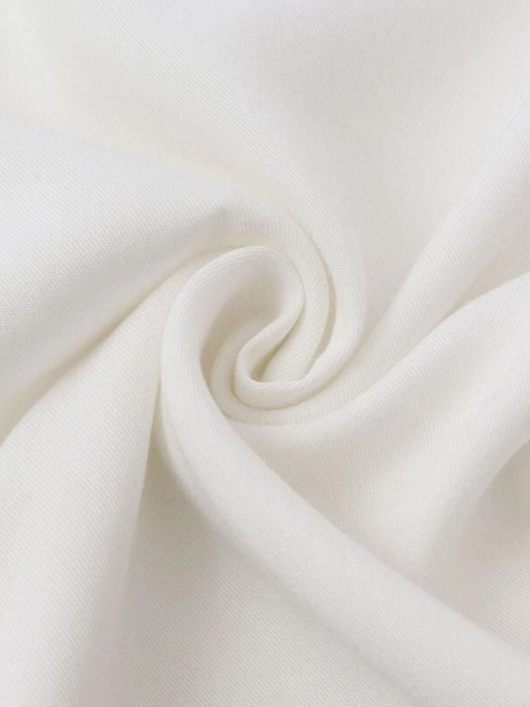 Classic White Plain Casual Shirt