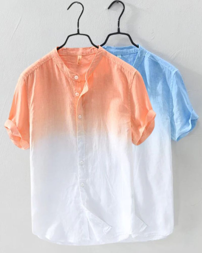 Peach & Sky Ombre Shirt Combo