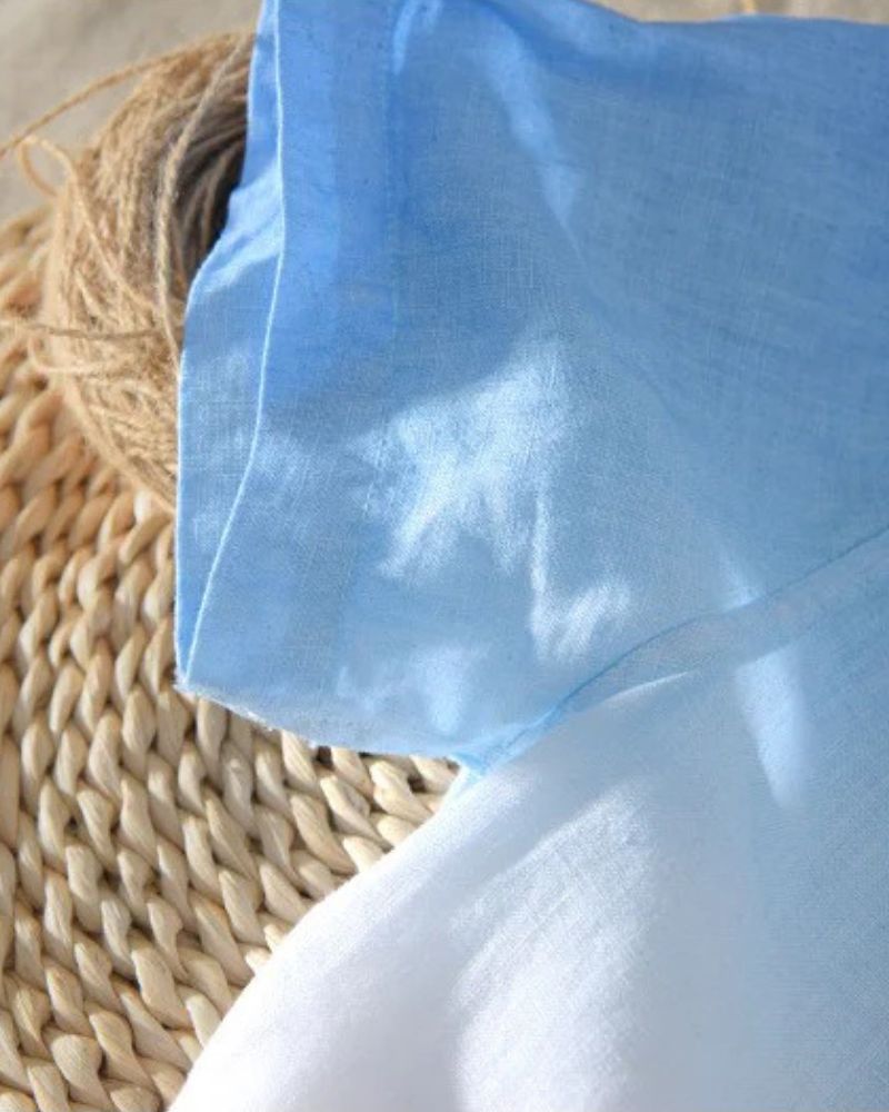 Sky Blue Ombre Shirt-Funky Babaji