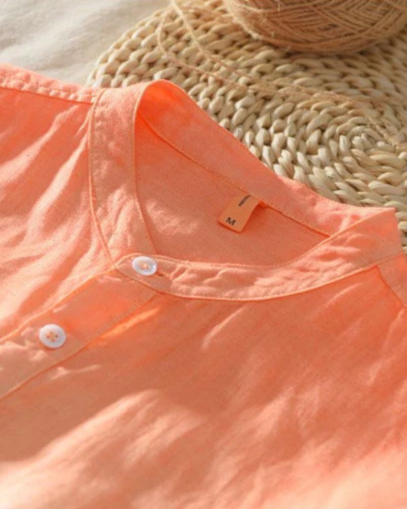 Peach Orange Ombre Shirt-Funky Babaji