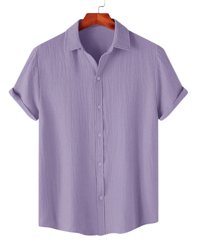 Campus Lavender Textured Shirt