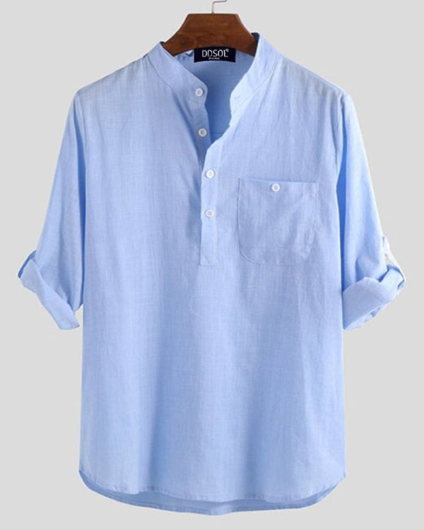 Men's Light Blue Casual Shirt