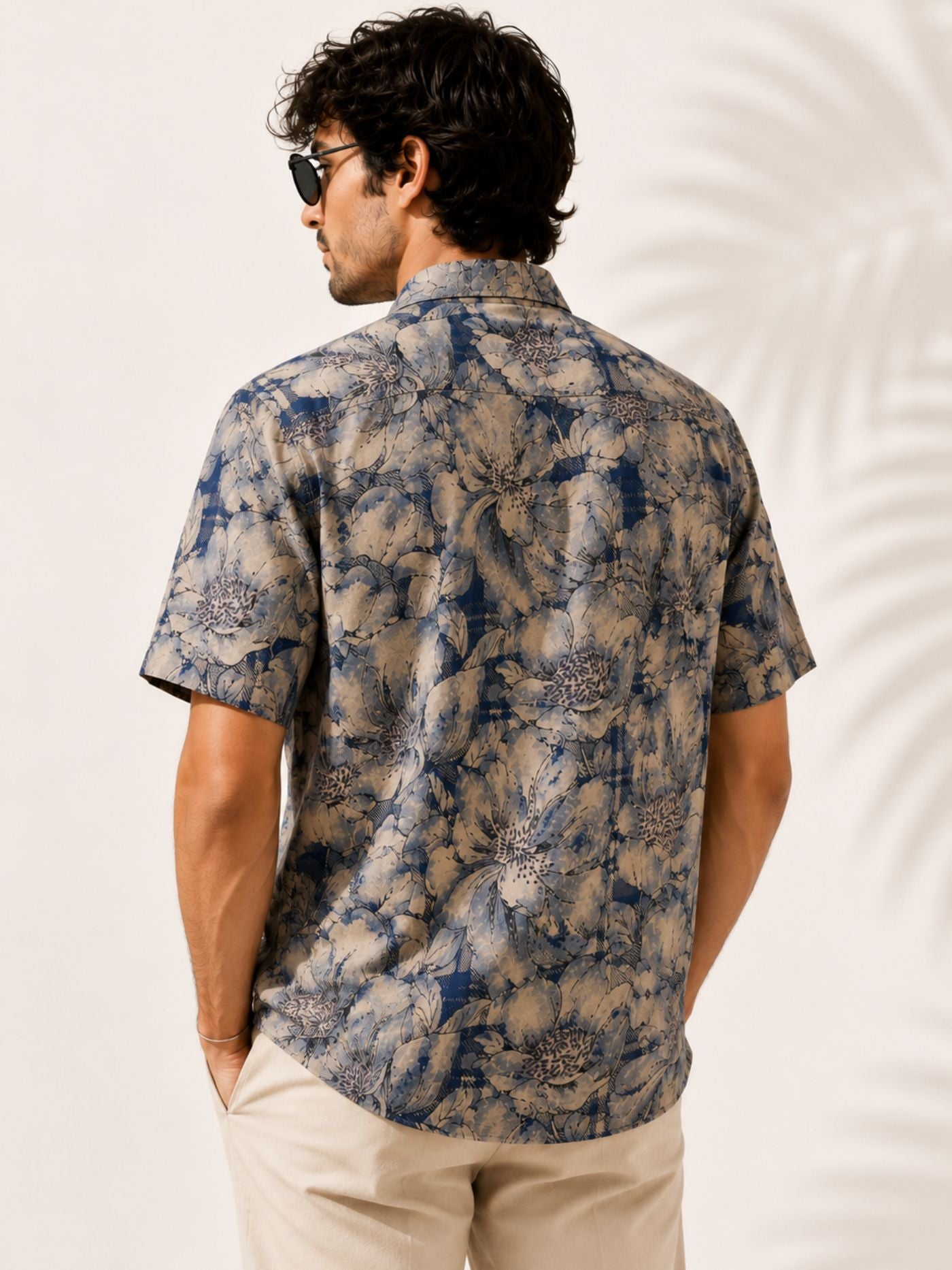 Azure Bloom Resort Shirt