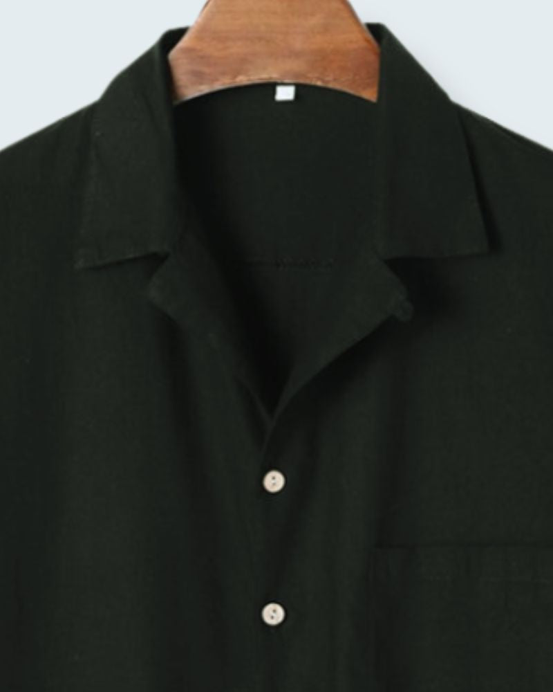 Classic Black Magic Cotton Shirt