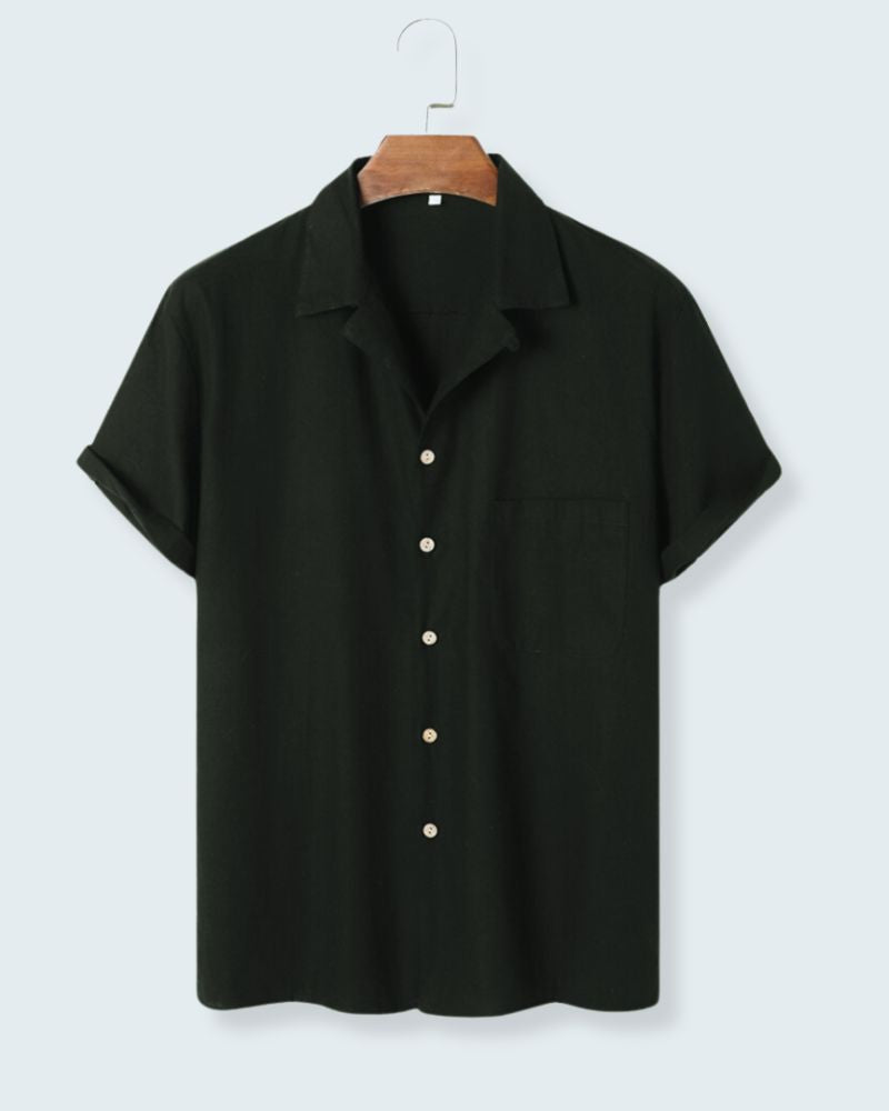 Classic Black Magic Cotton Shirt
