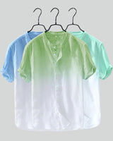 Sky, Leaf & Ice Collection – Men's Ombre Short Sleeve Shirts