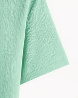 Men’s breathable mint green shirt – short sleeve casual fit