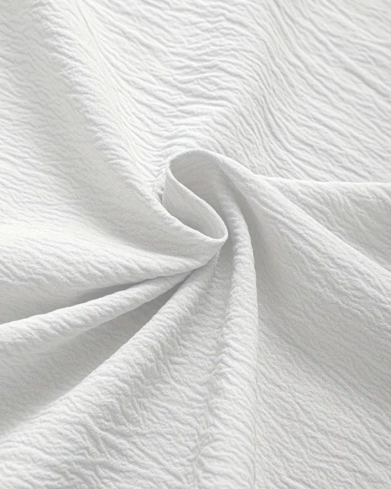 Breathable lightweight white men’s shirt