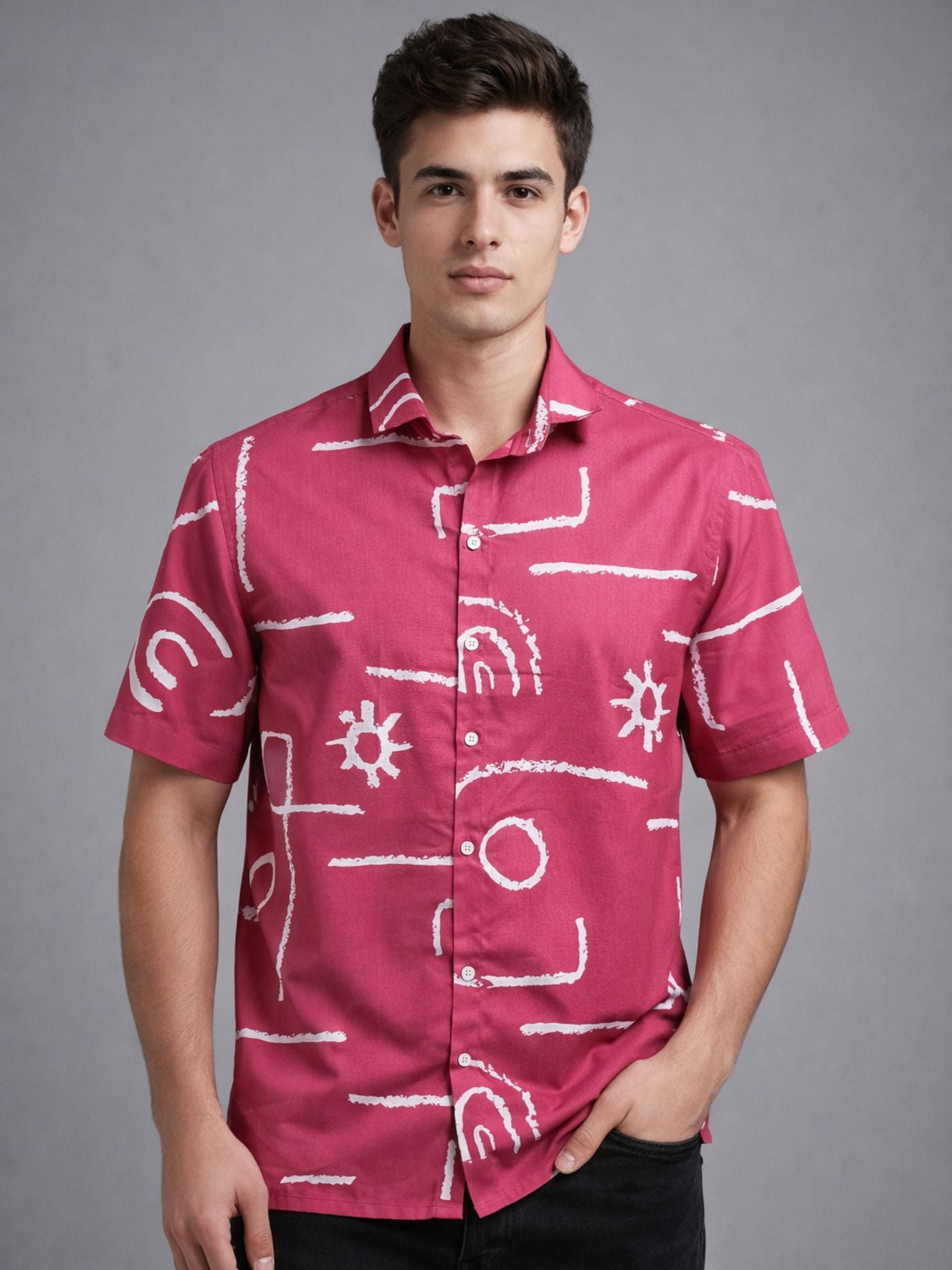 Urban Horizon Brushstroke Shirt