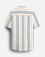Candy Striped Half Sleeve Cotton Shirt