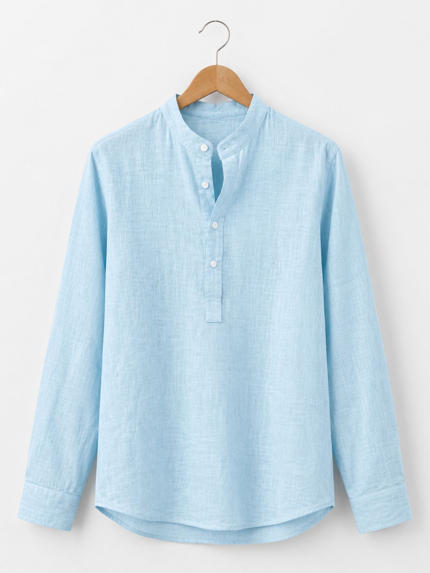 Plain Sky Blue Shirt for Men