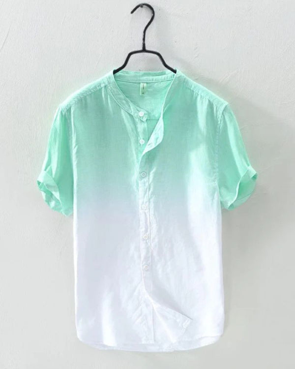 Duo of Stylish Ombre Gradient Shirts for Men