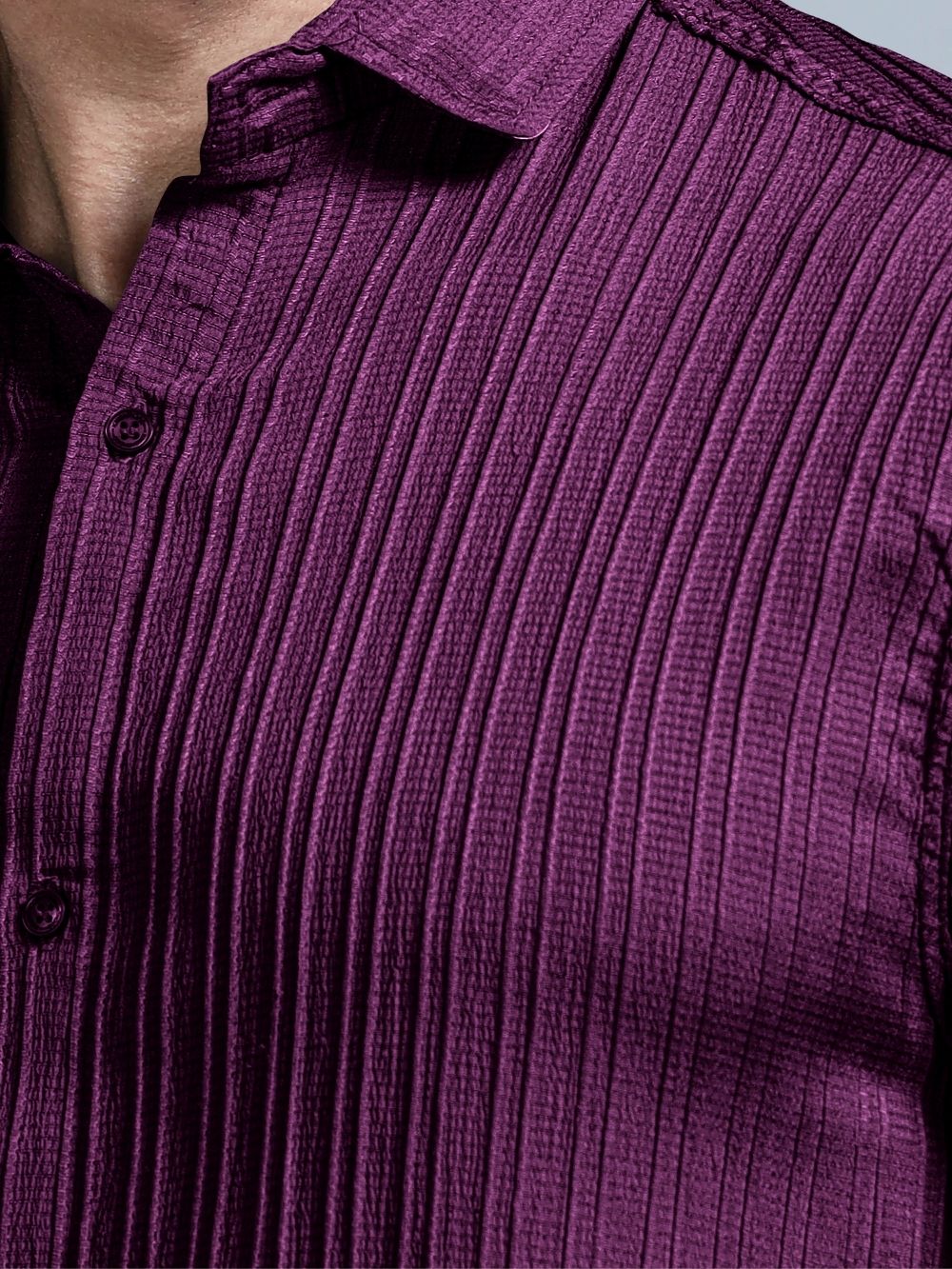 Fabric detail Plum Purple Cord Set
