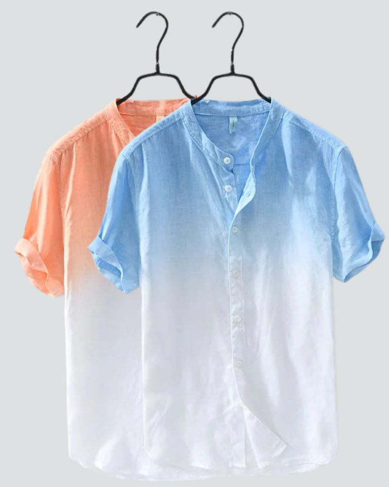 Peach & Sky Ombre Shirt Combo