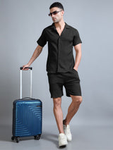 Men’s black matching co-ord set, Lunar Eclipse collection