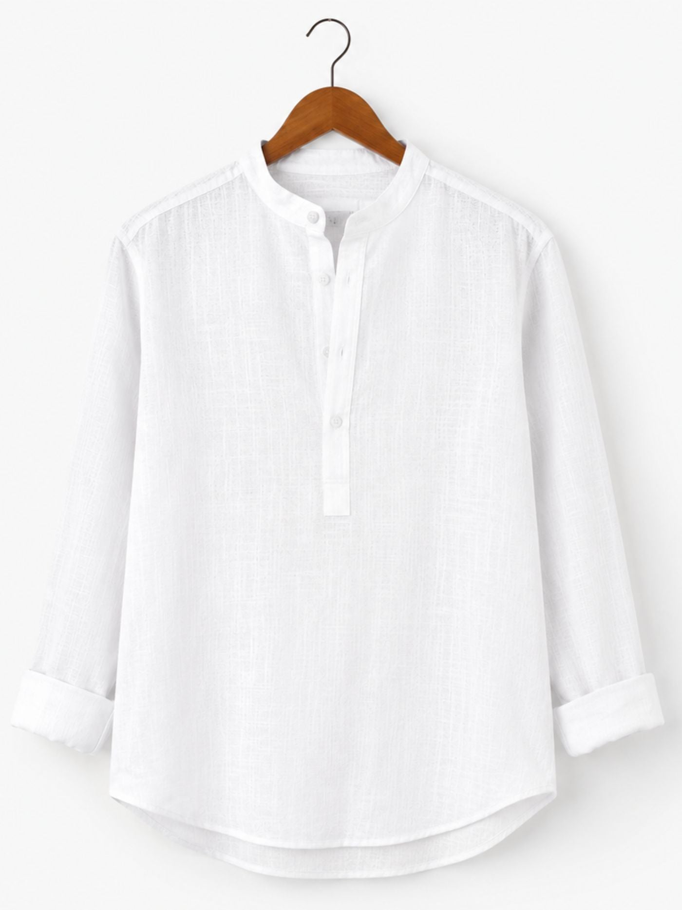 White Kurta Casual Shirt for Men