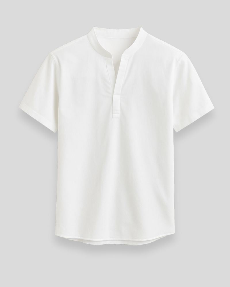 Plain White Kurta Shirt