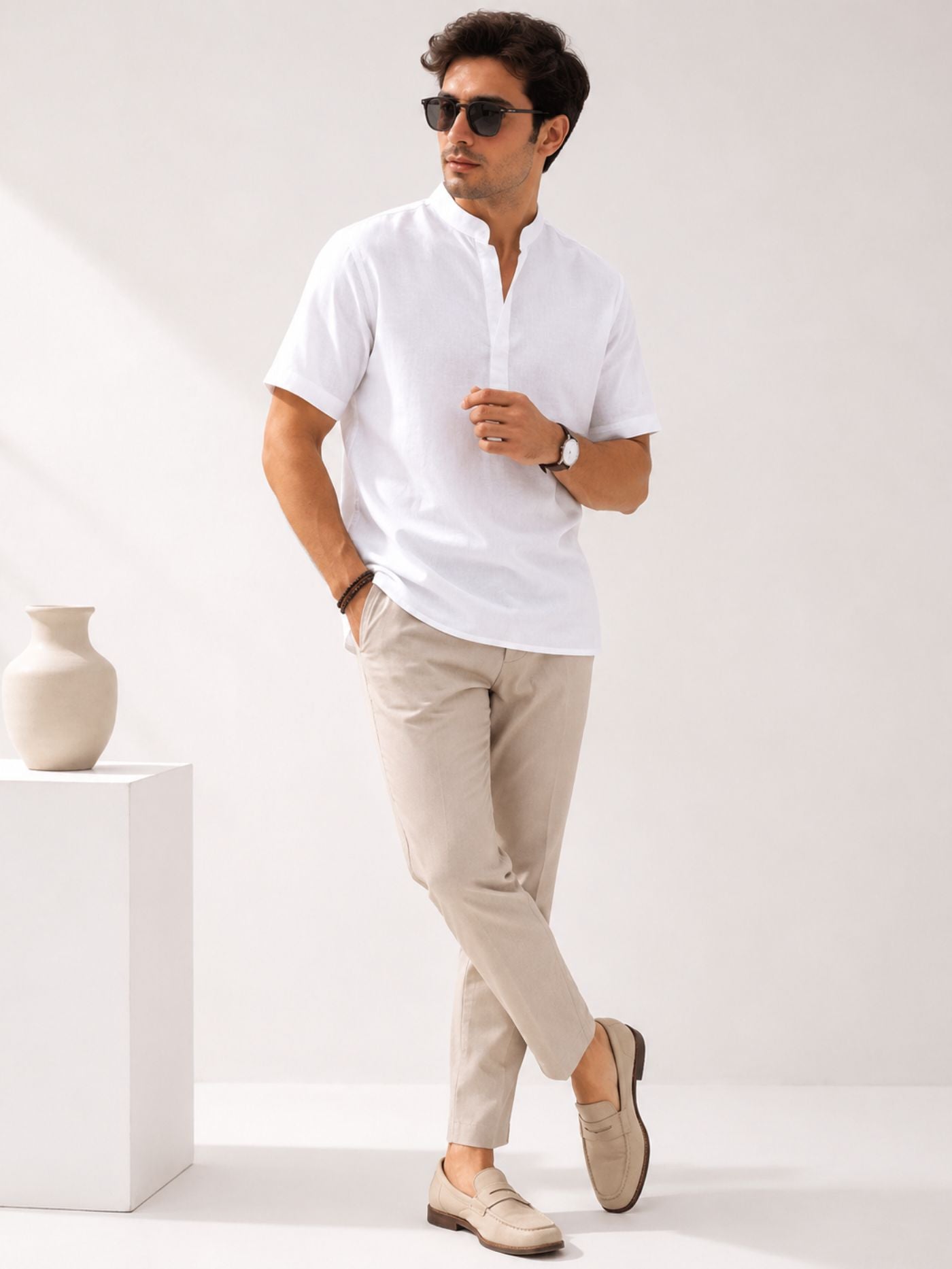 Premium Casual Kurta Shirt for Men with Clean Minimal Design