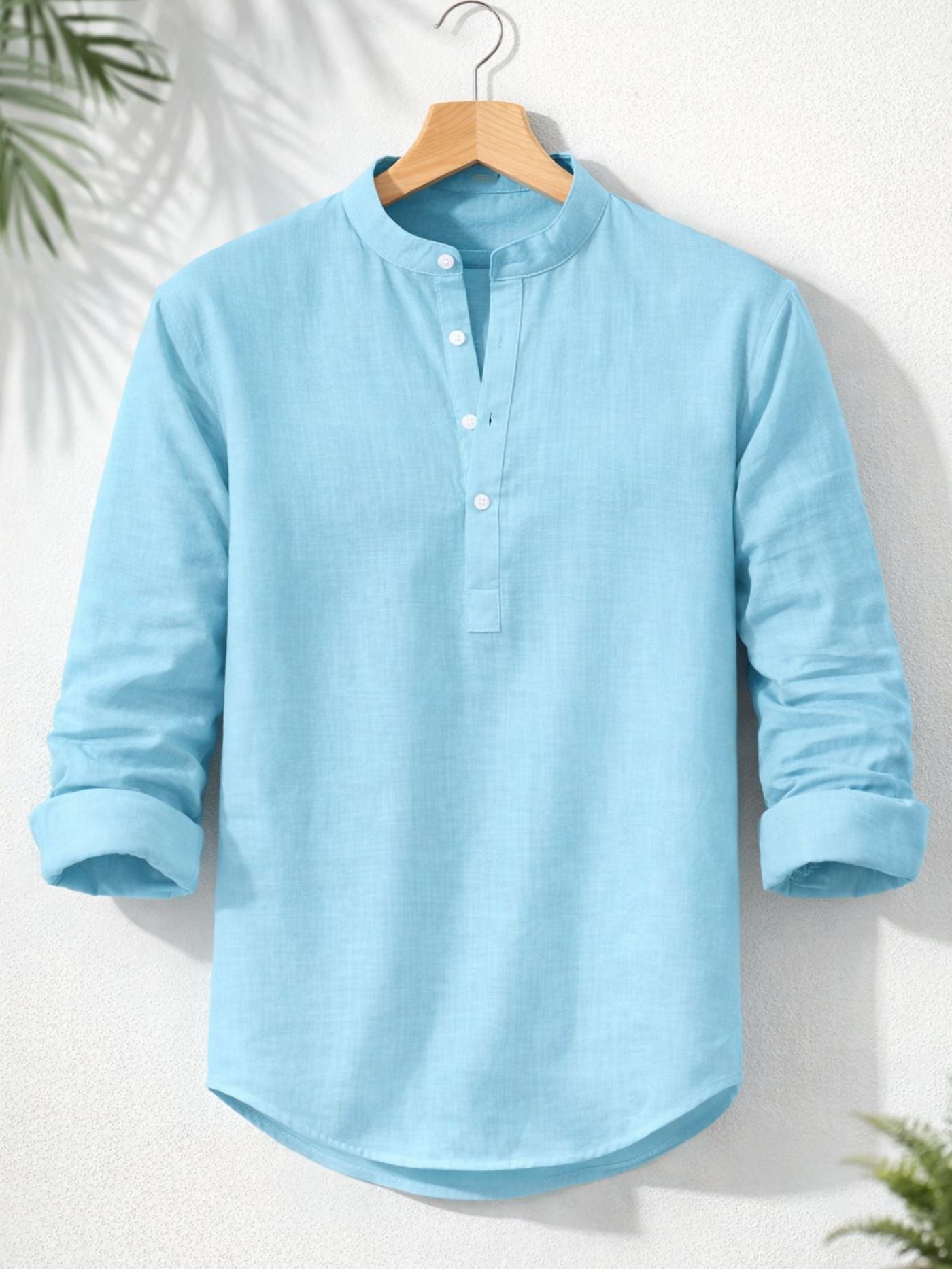 Premium blue shirt for humid climate