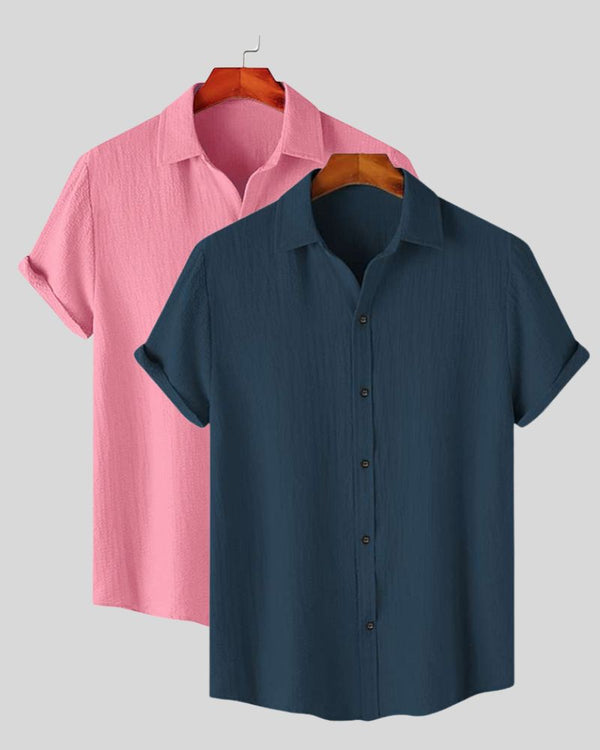 Sail & Rose breathable shirt combo – wrinkle-free cotton shirts