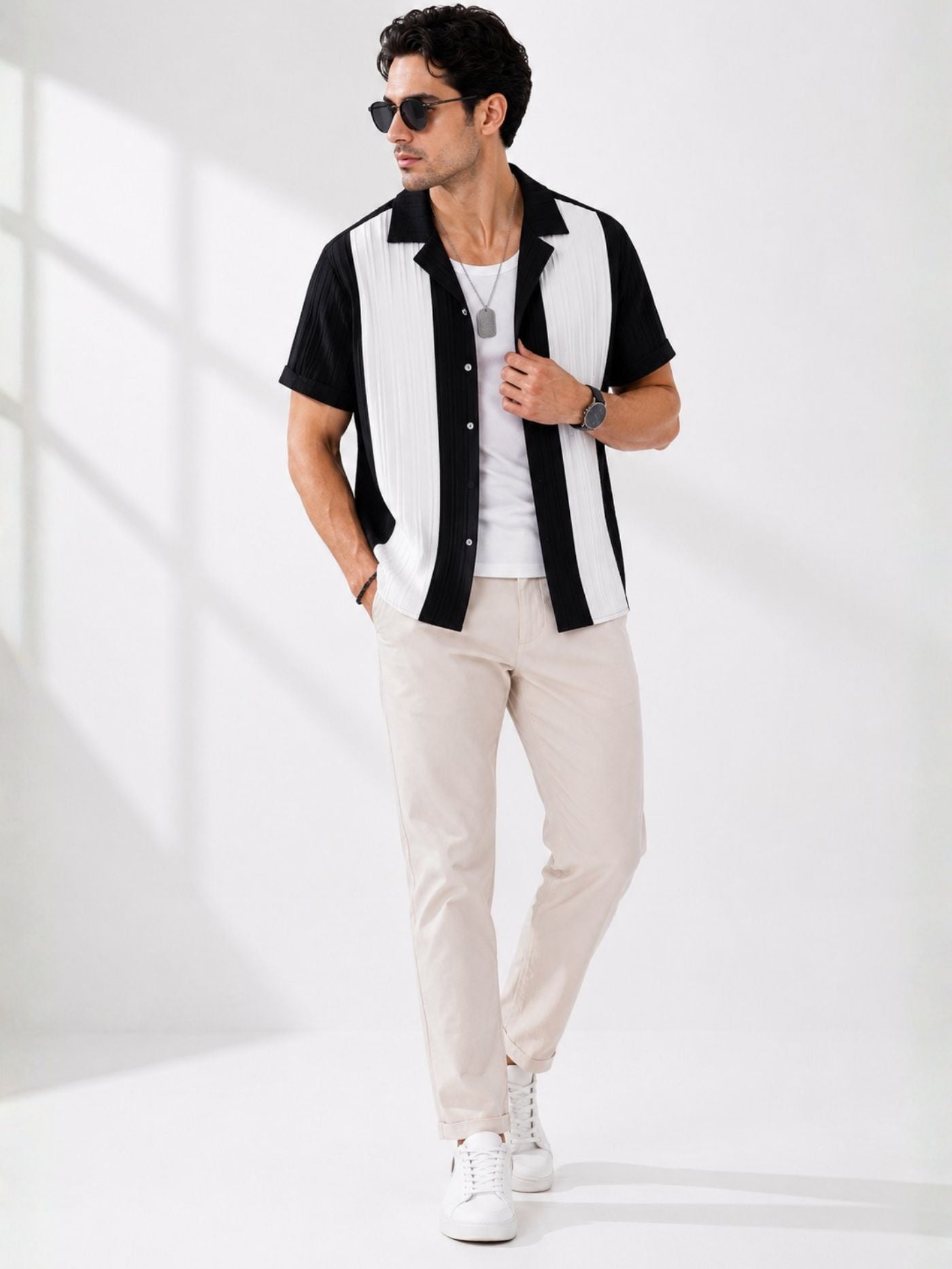 Veyra Performance Shirt for men front detailed view