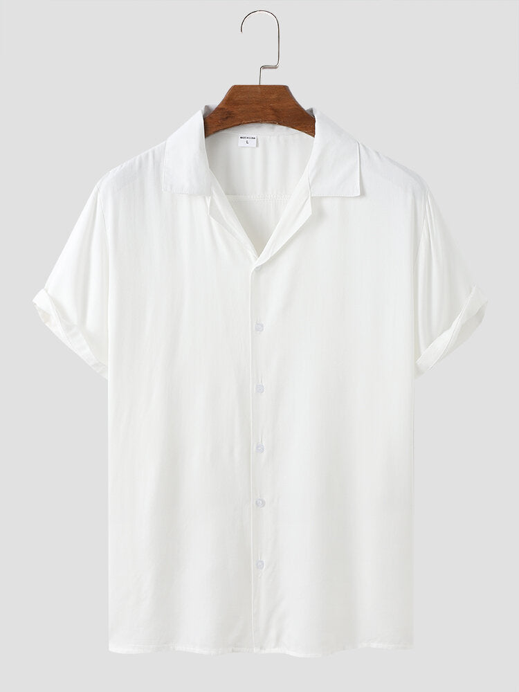 plain white cotton shirt